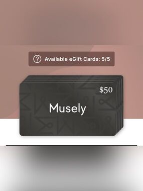 Free Musely $50 eGift Card